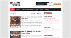 Desktop Screenshot of googlefaxonline.com