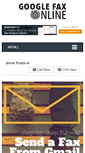 Mobile Screenshot of googlefaxonline.com