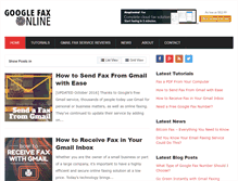 Tablet Screenshot of googlefaxonline.com
